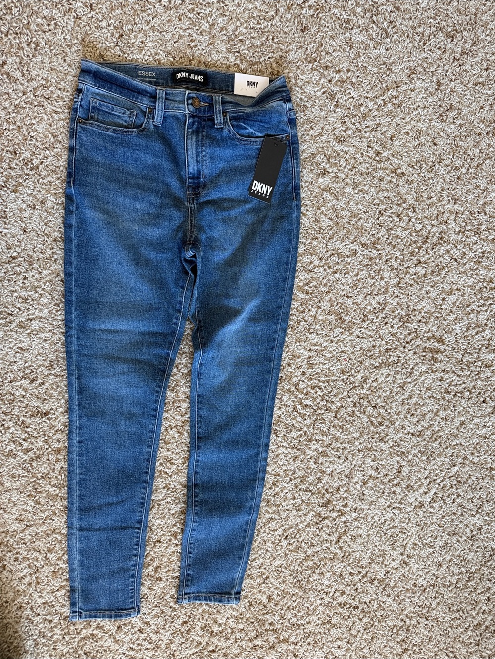 DKNY Dark Blue Skinny Jeans with Tag